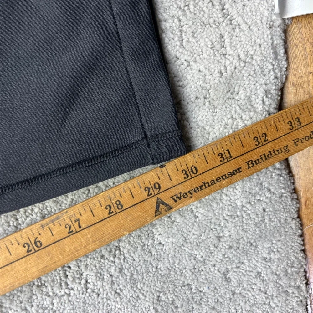 Brooks Track Pants Mens Large Black Athletic Running Active Ankle Zip Pockets